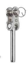 SWAGE TOGGLE TERMINAL STAINLESS 1/4 WIRE 